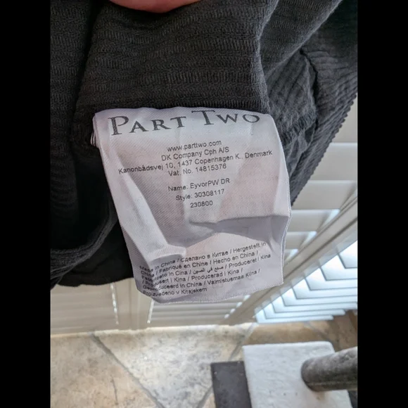 NWT Part Two Corduroy Dress Size 36 - Picture 9 of 10